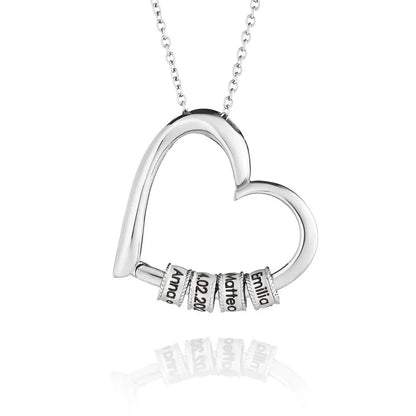 Family's Love Engraved Pendant with LED Gift Box